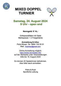 Mixed Doppel Turnier 2024